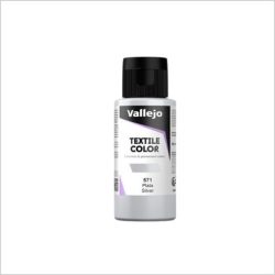 Vallejo textil plata metalizado 571