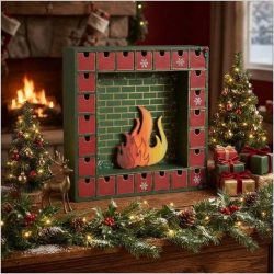 Calendario Adviento chimenea