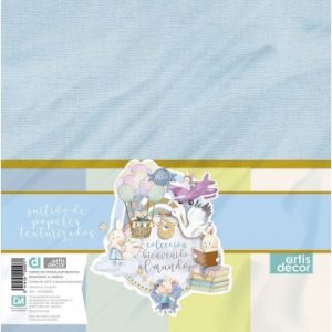 portada papel scrap texturado