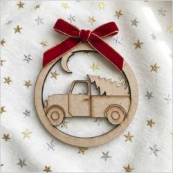 Bola Navidad camión navidad
