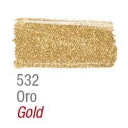Pintura tela Acrilex oro metal 532