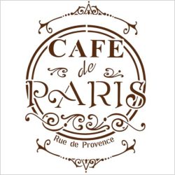 Plantilla 25x35 Rich 291 Cafe Paris