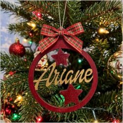 Bola Navidad Personalizable estrellas