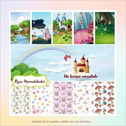 Papel scrap el bosque encantado