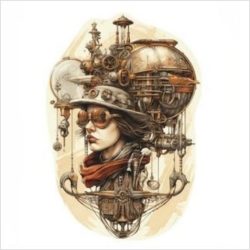 Transfer steampunk 162 (25x35)