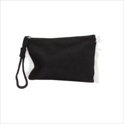 Neceser negro flecos 23x15