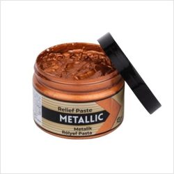 Pasta relieve metallic cobre 4339