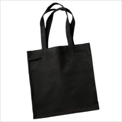 Bolsa algodón tote bag 180 gr negra
