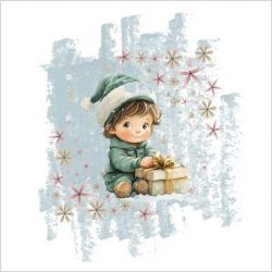 Transfer 25x30 Niño regalos 436