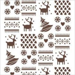 Plantilla 300012 Navidad nordica (20x30)