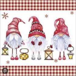 Servilletas gnomos
