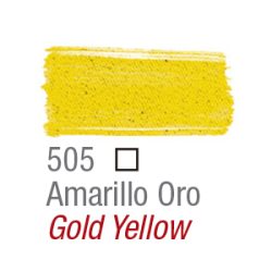 Pintura tela Acrilex amar oro 505