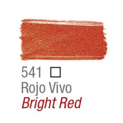 Pintura tela Acrilex rojo 541