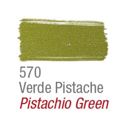 Pintura tela Acrilex pistacho 570