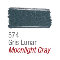 Pintura tela Acrilex gris lunar 574