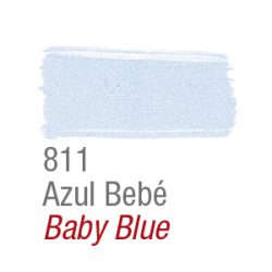 Pintura tela Acrilex azul bebe 811
