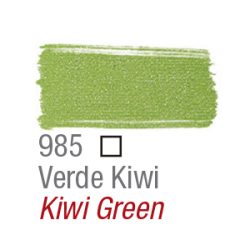 Pintura tela Acrilex verde kiwi 985